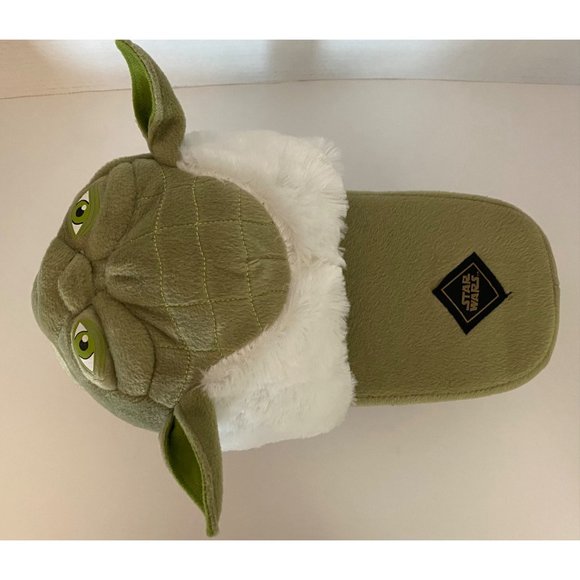 Star Wars 3D Yoda Plush Character Slippers Licensed‎ Lucas Bioworld Slip-Ons - Picture 3 of 13